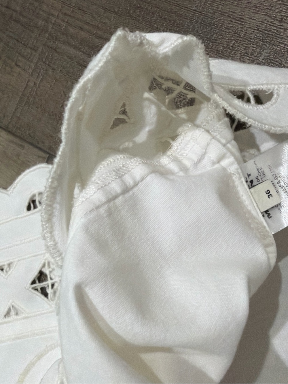 Isabel Marant Parissa broderie anglaise cotton blouse top - Picture 7 of 9